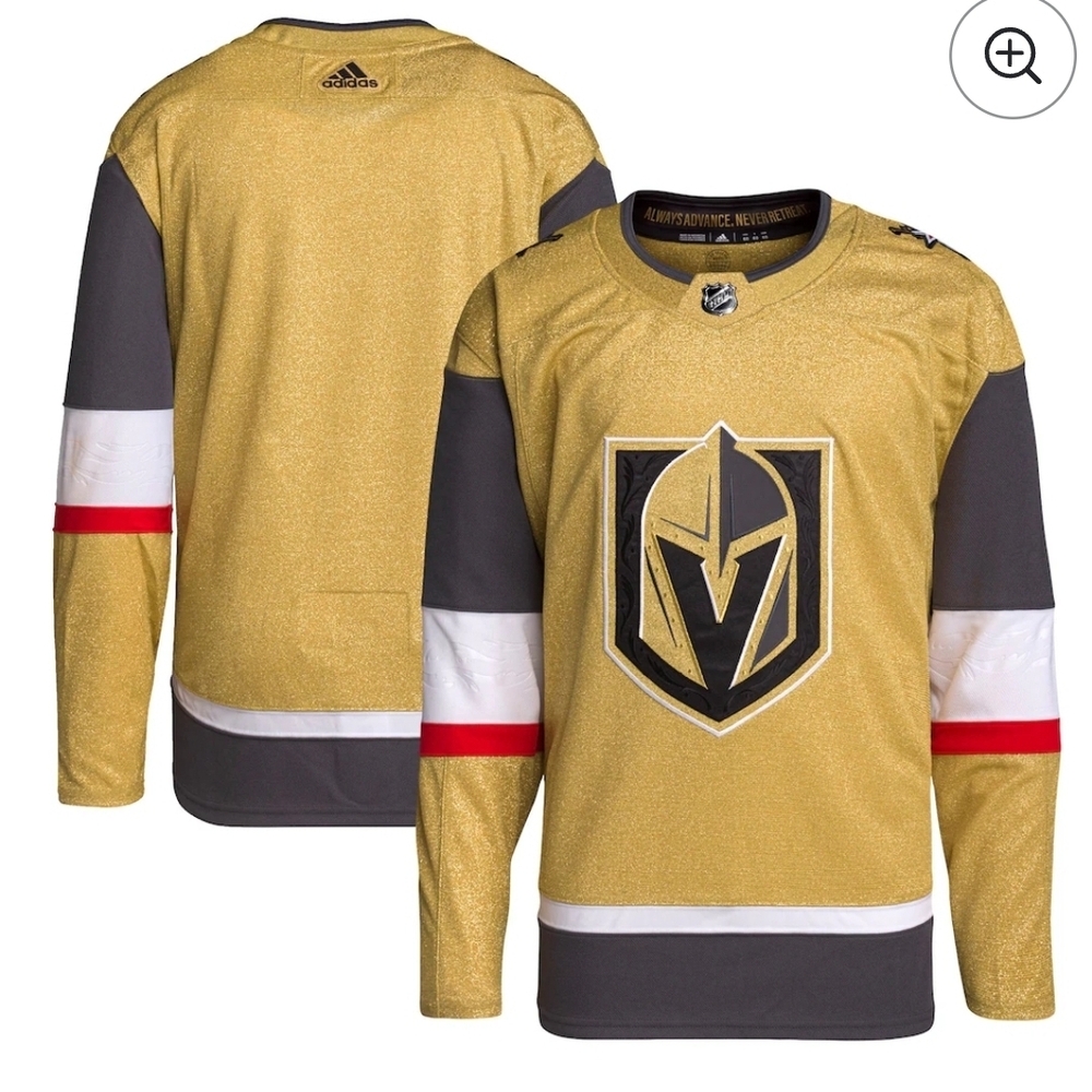 Vegas Golden Knights Gold Jersey NWT